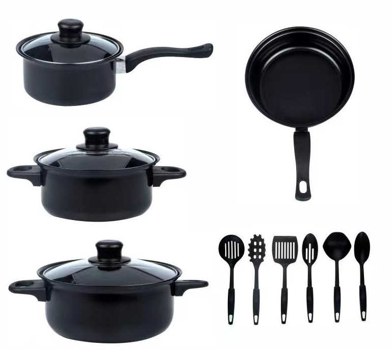 Set oale si ustensile 13 piese editie black